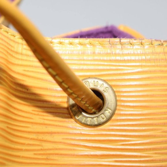 LOUIS VUITTON Epi Petit Noe Shoulder Bag Tassili Yellow M44109 LV Auth - Picture 15 of 16